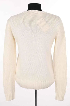 Pull Ralph Lauren Ecru en Coton