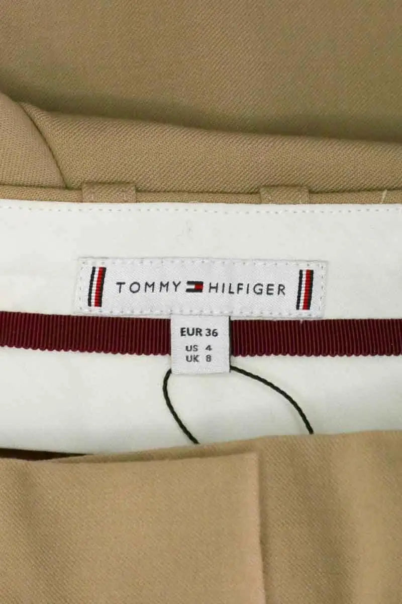 Pantalon Tommy Hilfiger Beige en Synthétique