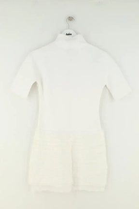 Robe Alaïa Blanc en Viscose
