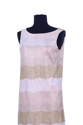 Robe Tara Jarmon Doré en Synthétique, taille M - Seconde Main