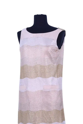 Robe Tara Jarmon Doré en Synthétique, taille M - Seconde Main