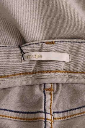 Jean slim Maje Gris en Coton
