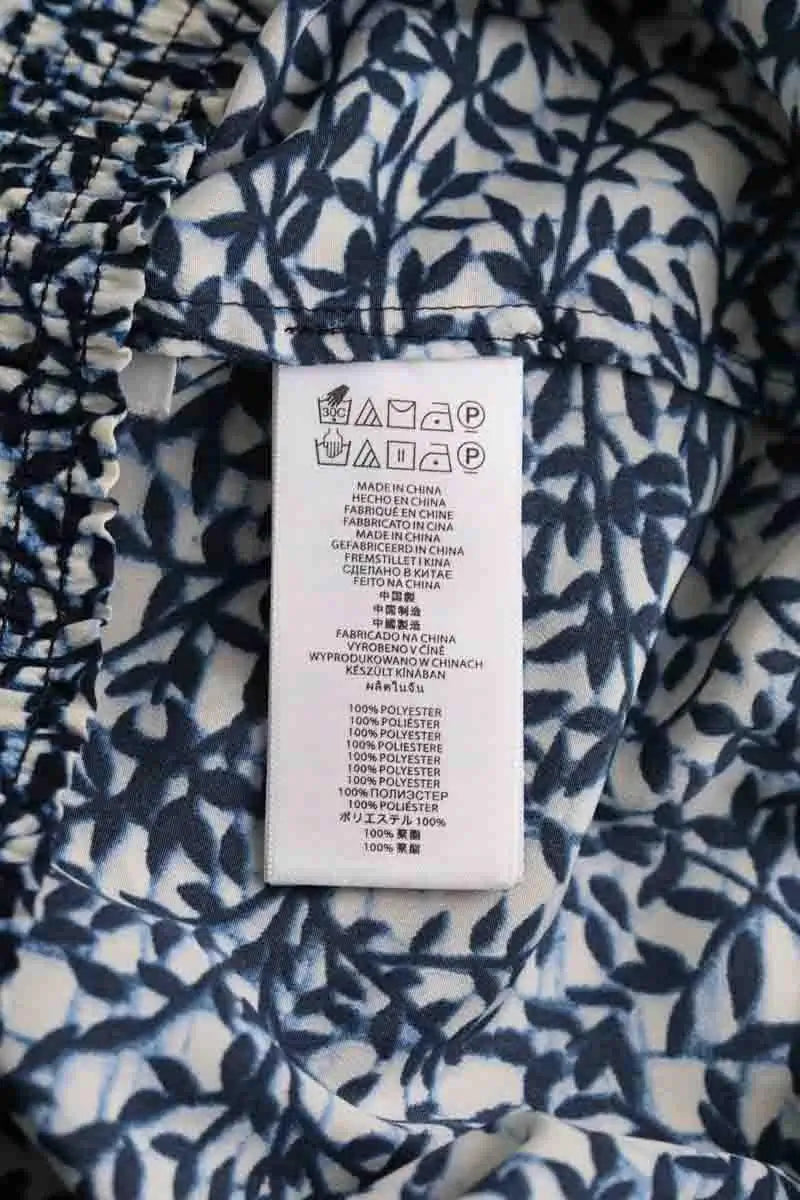 Blouse Michael Kors Bleu en Synthétique