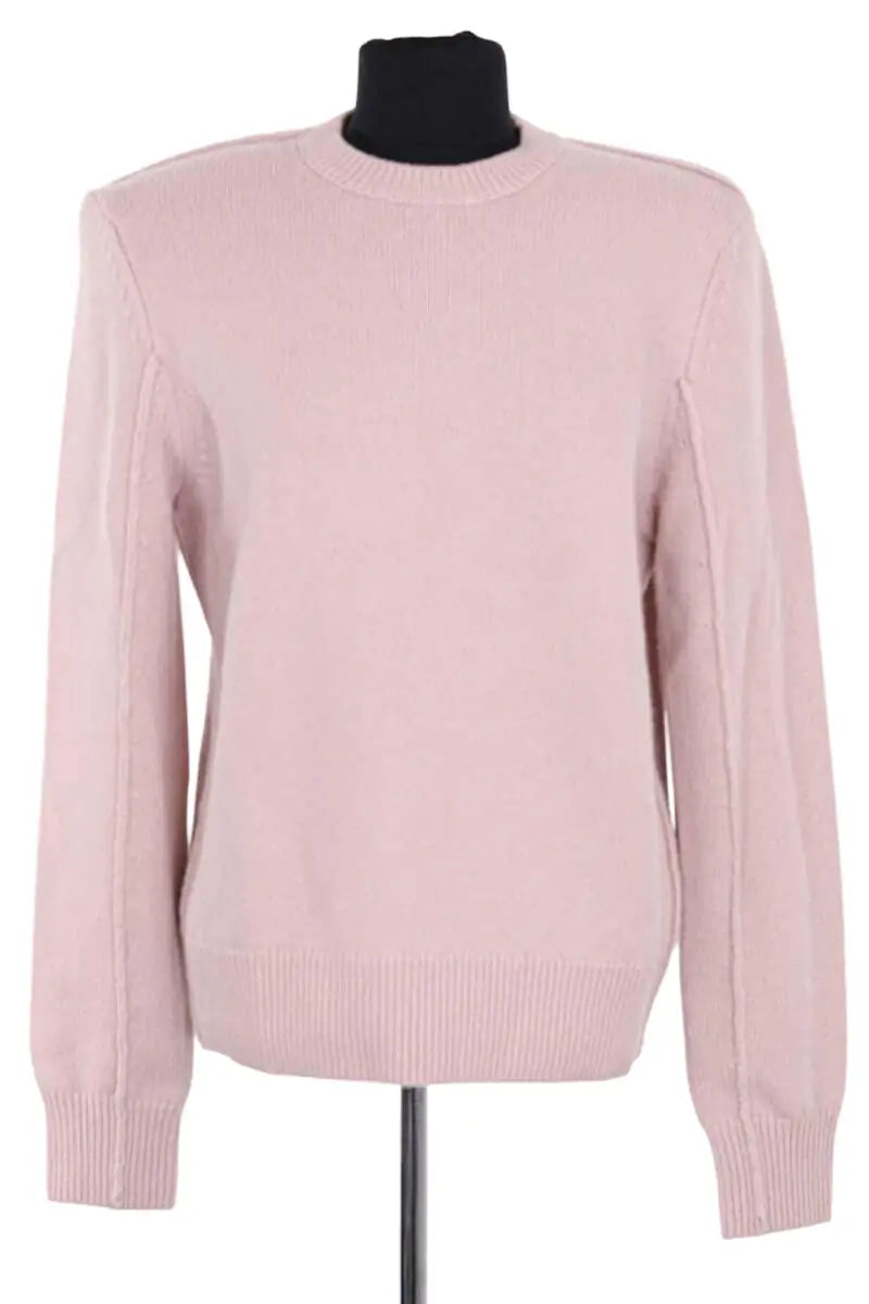 Pull Laurence Bras Rose en Laine, taille S - Seconde Main