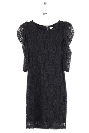 Robe Sandro Noir en Dentelle, taille S - Seconde Main