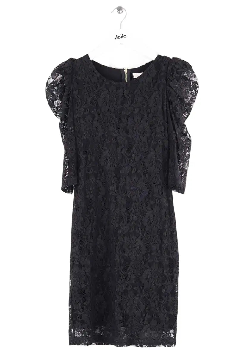 Robe Sandro Noir en Dentelle, taille S - Seconde Main