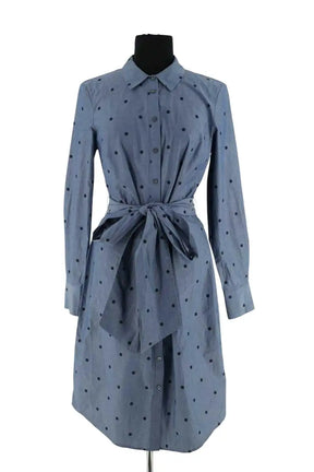Robe Boden Bleu en Coton, taille L - Seconde Main