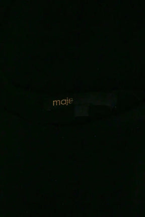 Robe Maje Noir en Synthétique