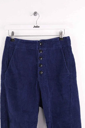 Pantalon droit Chloé Stora Bleu en Coton