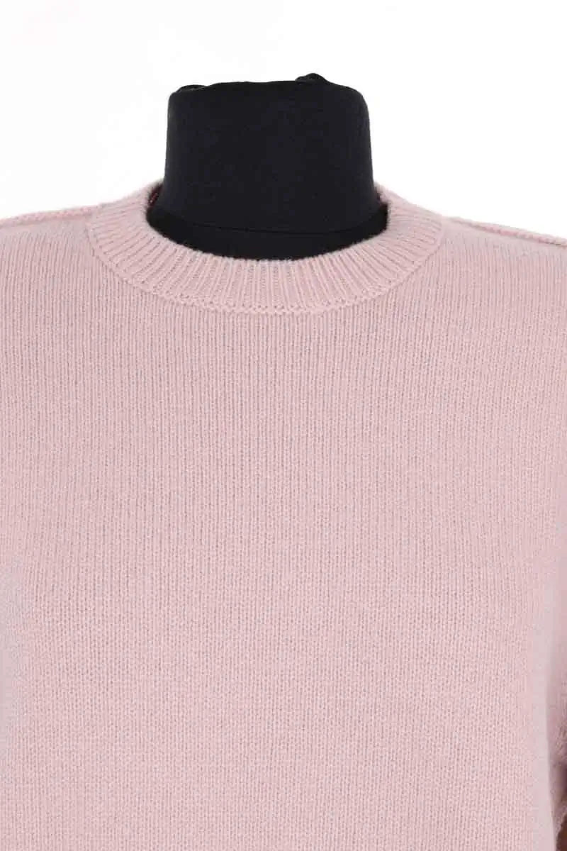 Pull Laurence Bras Rose en Laine