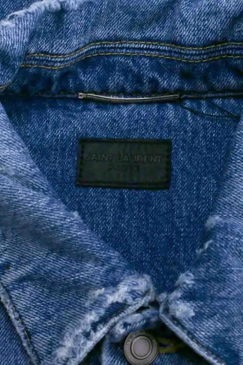 Veste Saint Laurent Bleu en Denim - Jeans