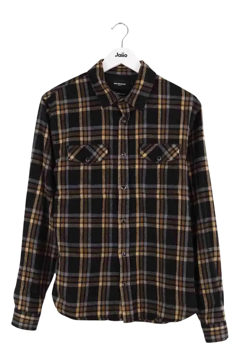 Chemise The Kooples Marron en Coton, taille S - Seconde Main