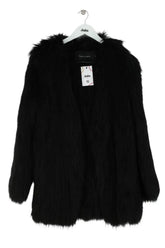 Manteau Tara Jarmon Noir en Fourrure, taille M - Seconde Main