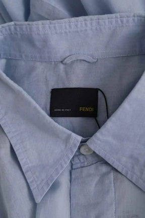 Chemise Fendi Bleu en Coton