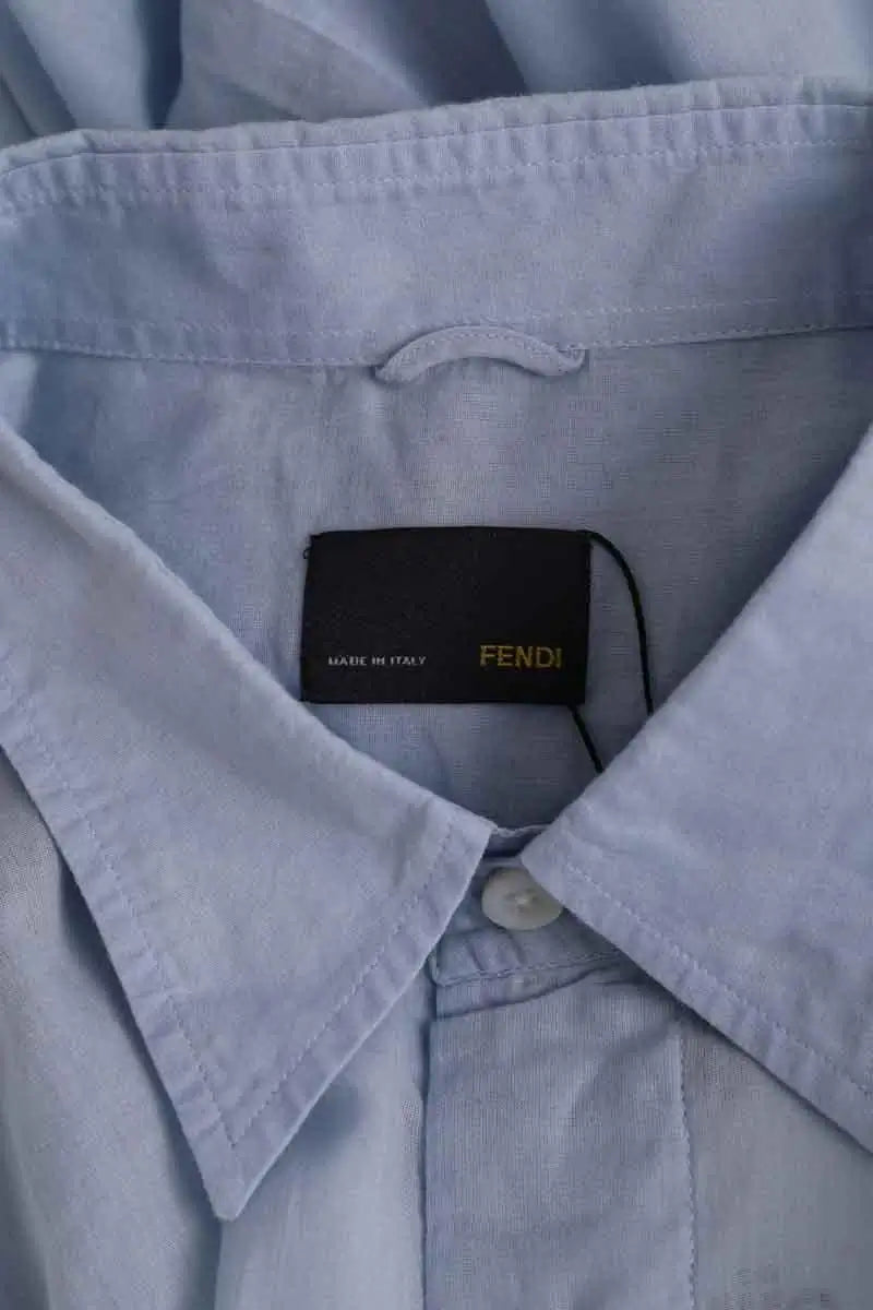 Chemise Fendi Bleu en Coton
