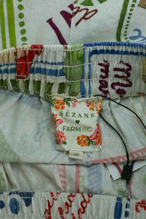 Mini short Sézane Multicolore en Synthétique