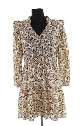Robe Ba&Sh Beige en Synthétique, taille M - Seconde Main
