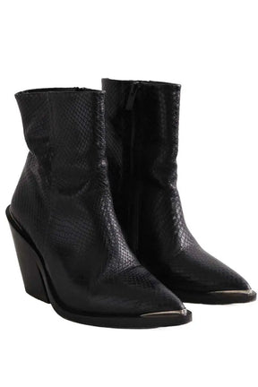 Santiags The Kooples Noir en Cuir