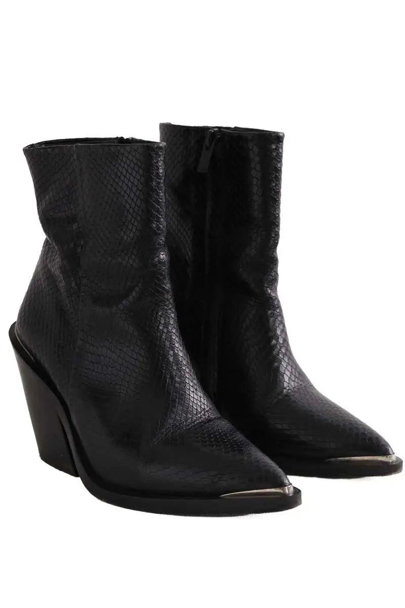 Santiags The Kooples Noir en Cuir