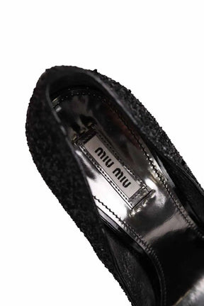 Talons Jimmy Choo Noir en Paillettes