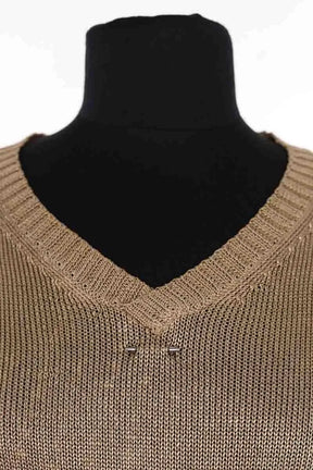 Pull Barbara Bui Doré en Synthétique