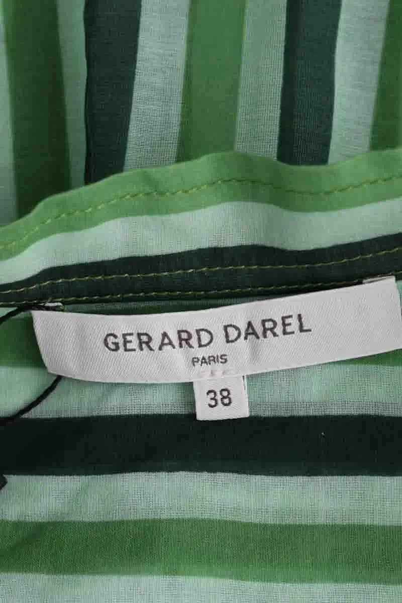 Chemise Gerard Darel Vert en Coton
