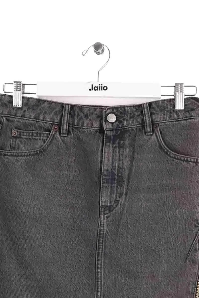 Mini jupe Iro Emiel Noir en Coton
