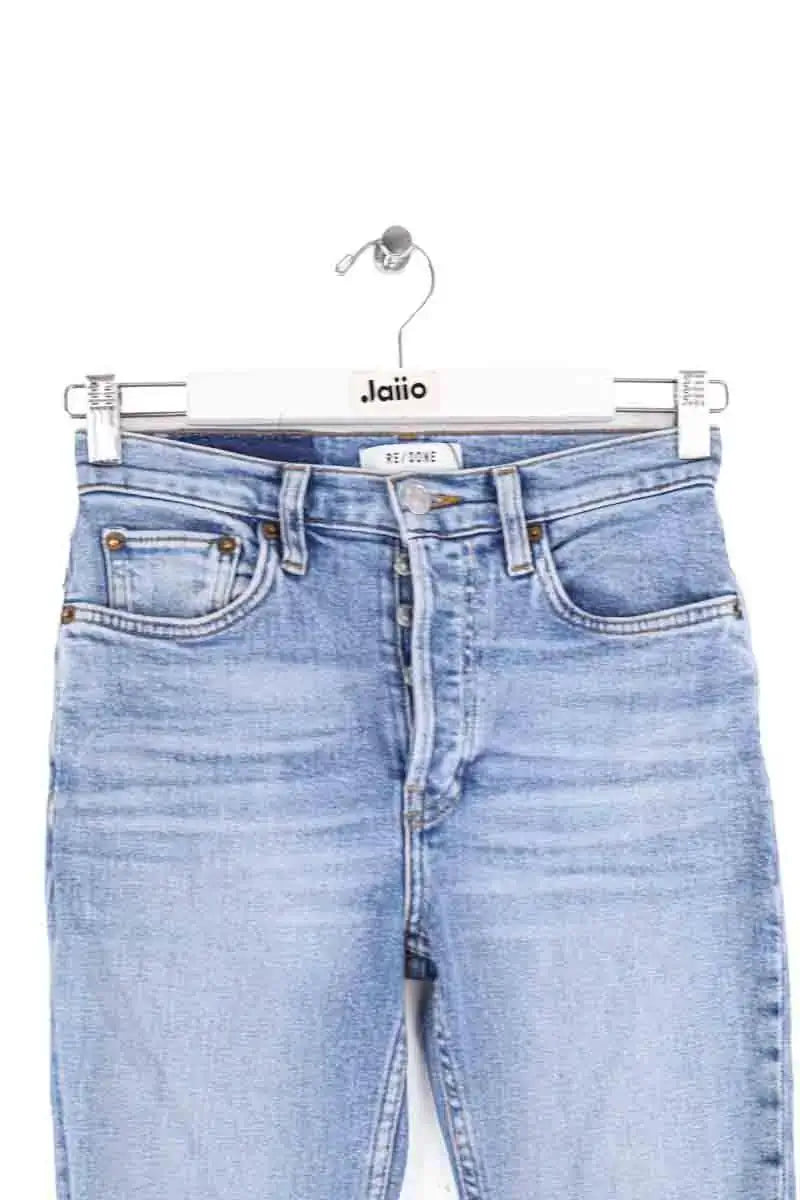 Jean slim RE/DONE Bleu en Coton