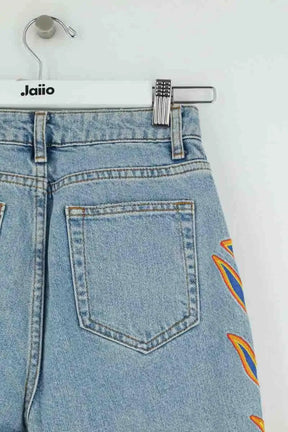 Jean droit Sandro Bleu en Coton