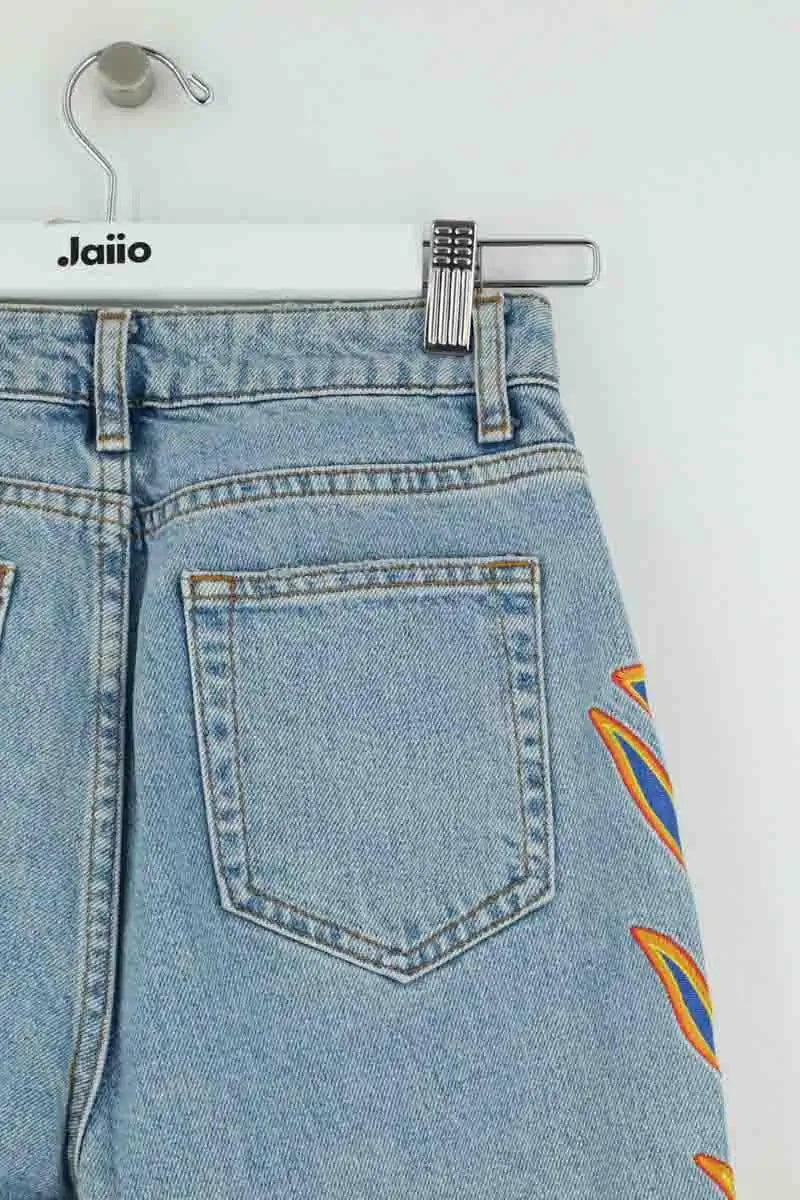 Jean droit Sandro Bleu en Coton