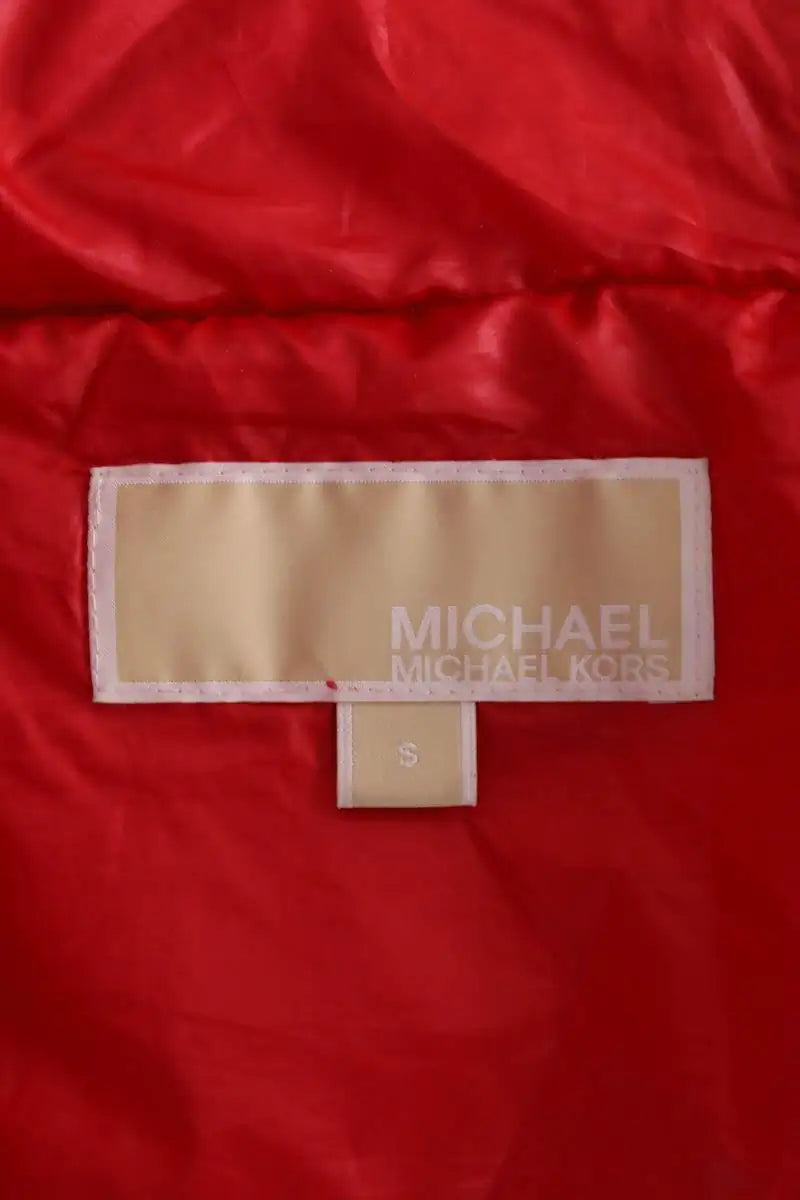 Manteau Michael Kors Rouge en Synthétique
