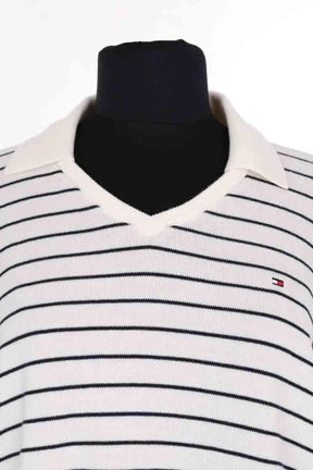 Pull Tommy Hilfiger Blanc en Coton