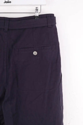 Pantalon droit Isabel Marant Violet en Coton