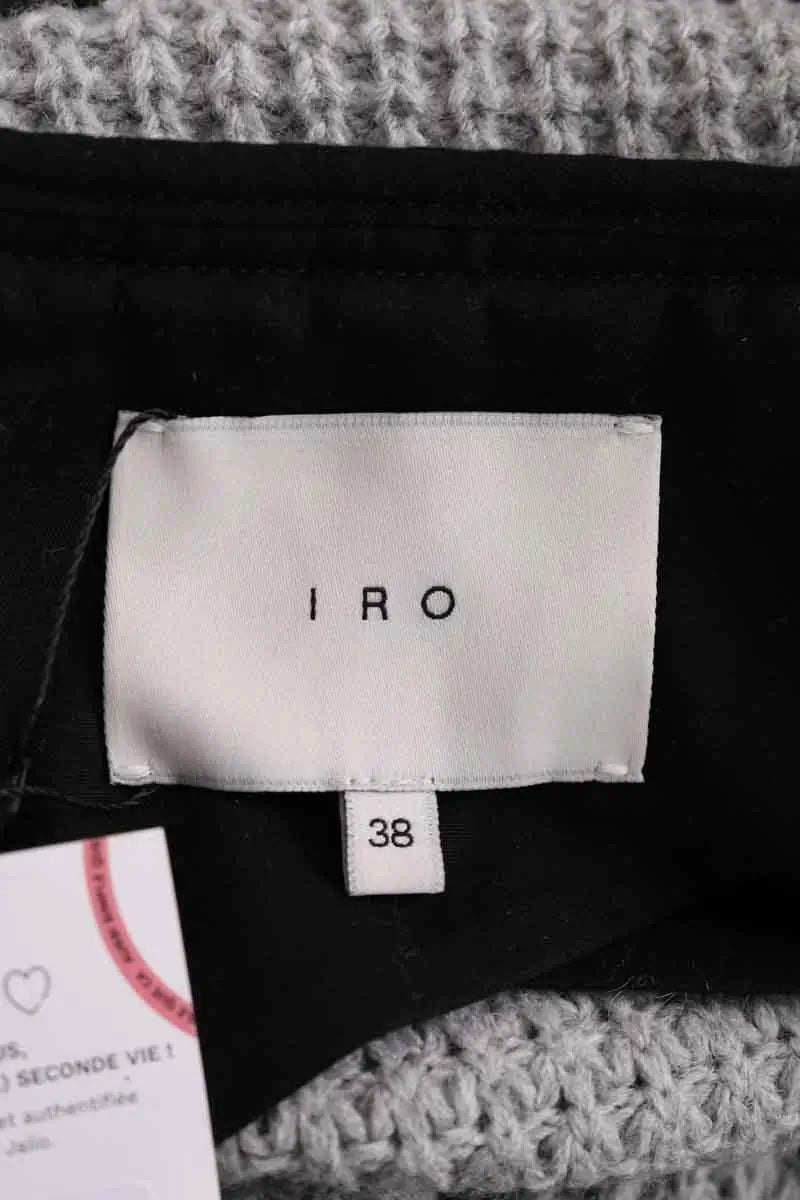 Gilet Iro Chelane Gris en Laine