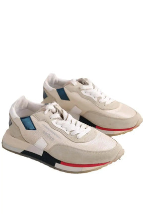 Baskets Ghoud Ecru en Cuir