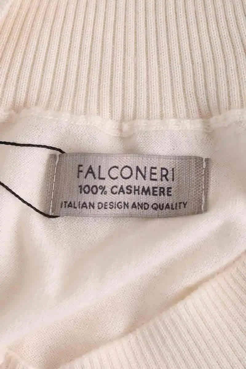 Pull Falconeri Ecru en Cachemire