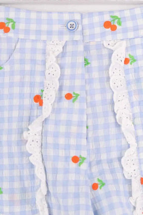 Mini short Manoush Bleu en Coton