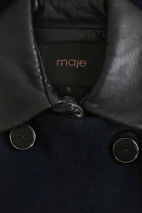 Manteau Maje  Bleu