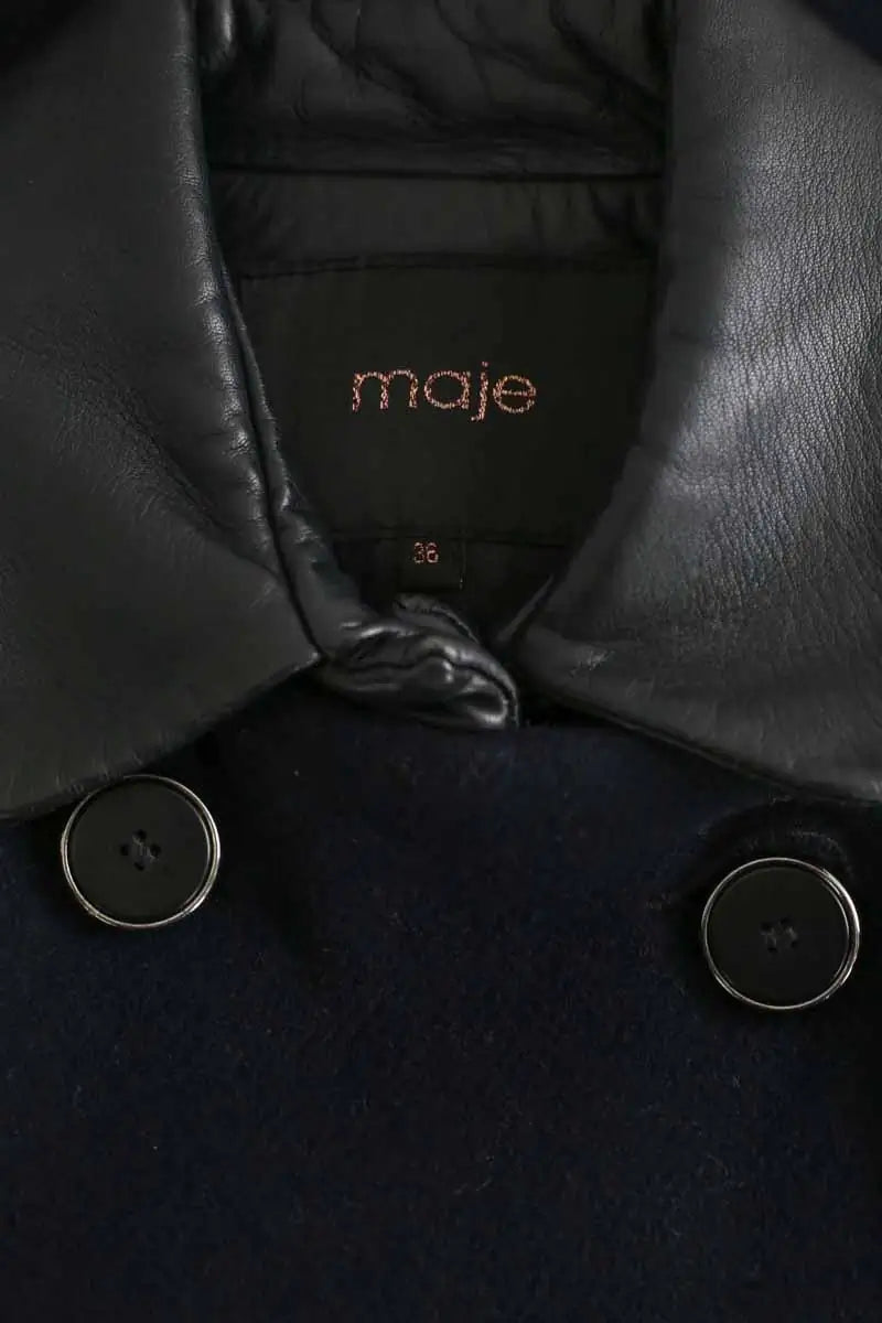 Manteau Maje  Bleu