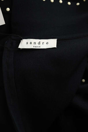 Mi-longueur Sandro  Noir