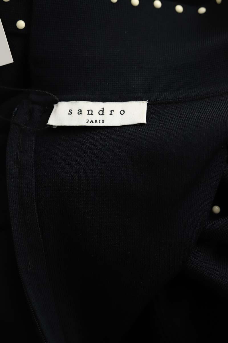 Mi-longueur Sandro  Noir