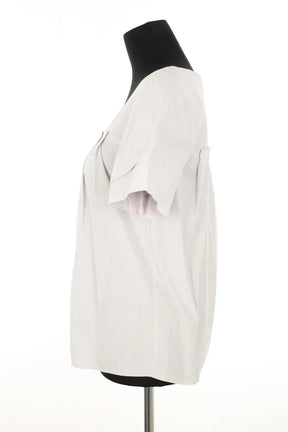 Top Miu Miu Ecru en Coton