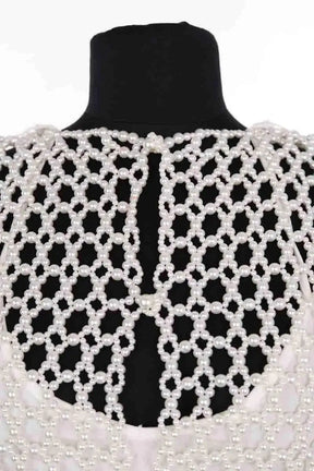 Top sans manche Maje Blanc en Synthétique