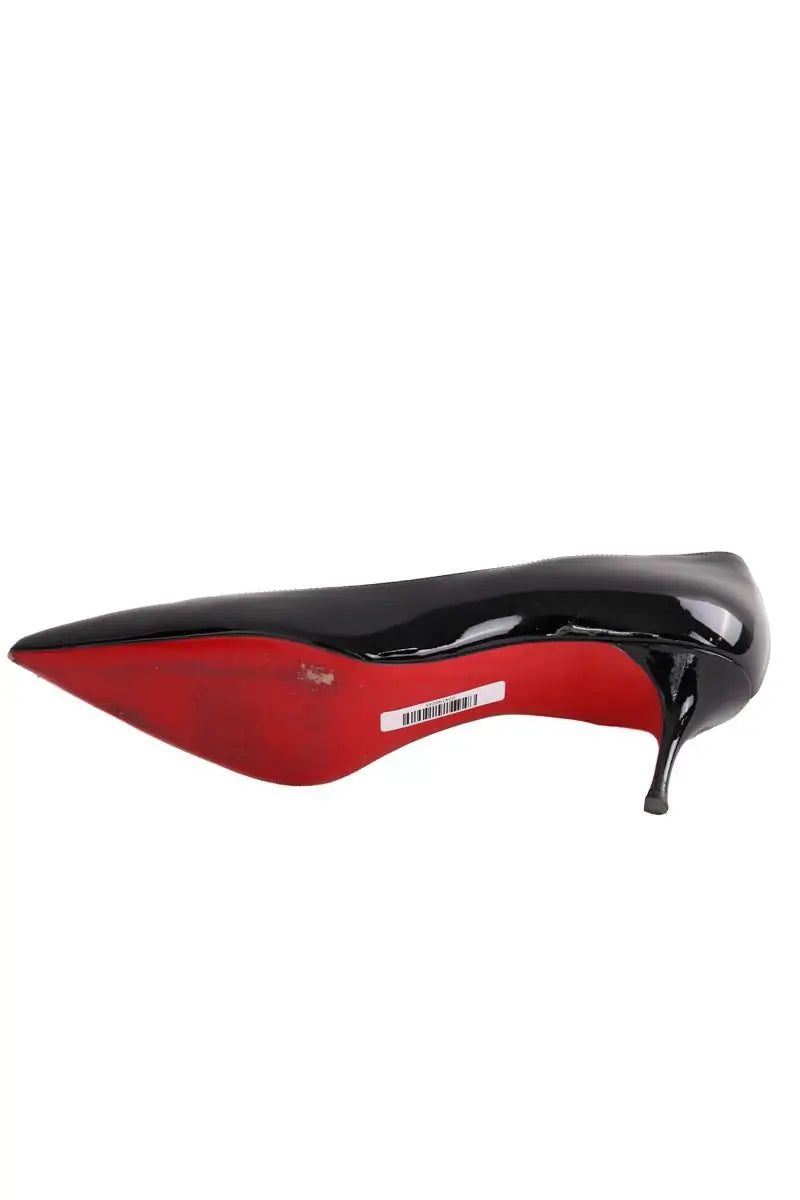 Talons Christian Louboutin Noir en Cuir verni