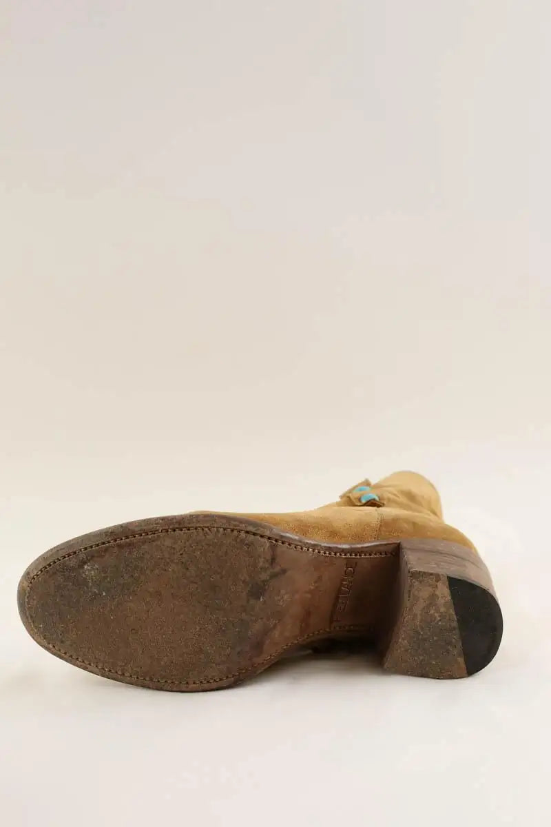 Boots Free Lance Camel en Daim
