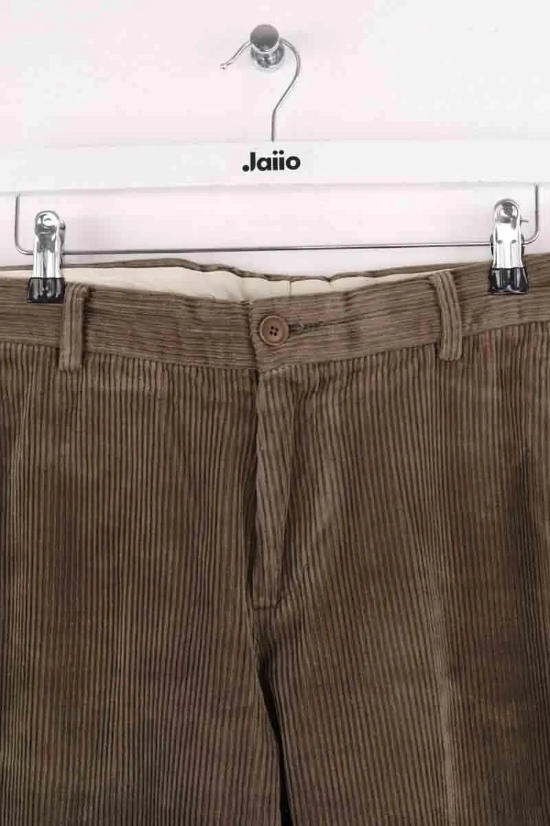 Pantalon droit Moncler Kaki en Coton
