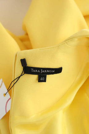 Robe Tarah Blanche  Jaune