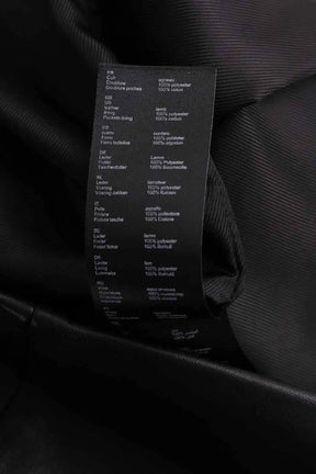 Jupe Maje Journey Noir en Cuir