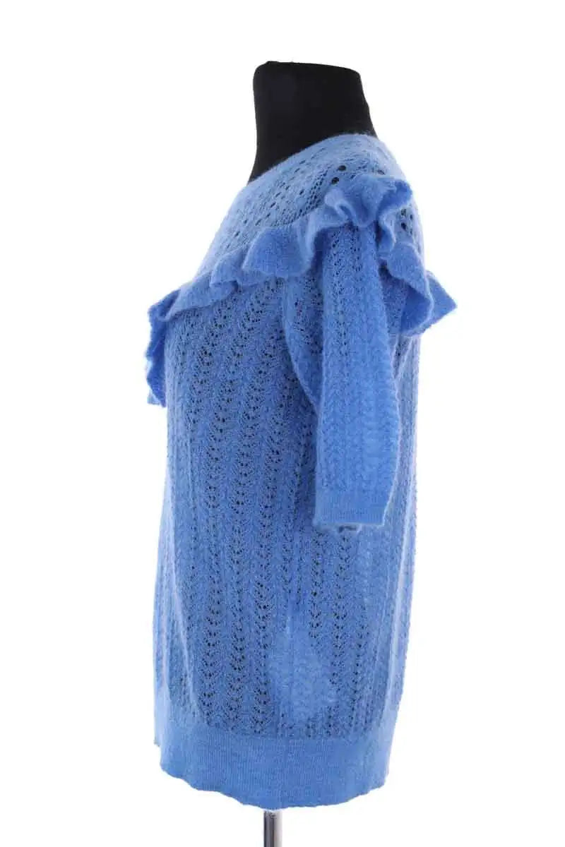 Pull Maje Bleu en Synthétique