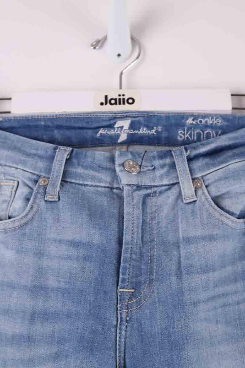 Slim 7 For All Mankind  Bleu